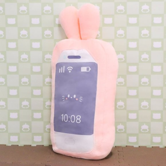 Big Smartphone Plushy ~Bunny Ears - Picture 2 of 4